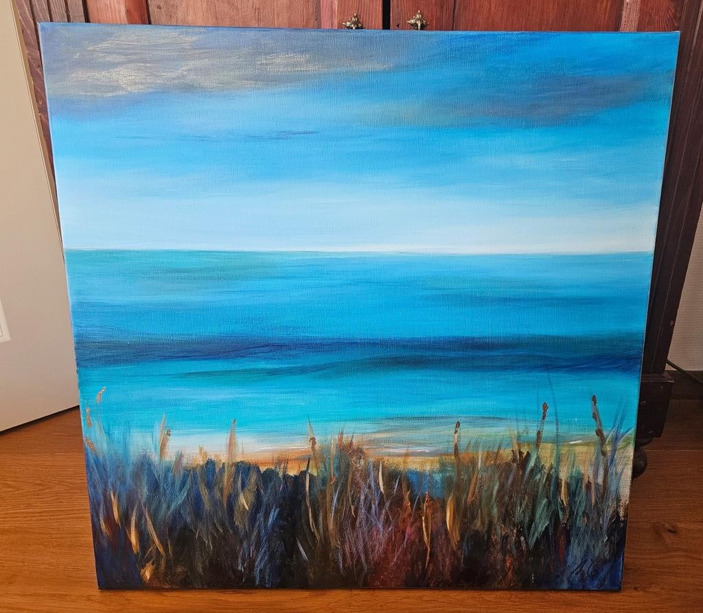 Schilderij: Zeegezicht met duin, Ophalen