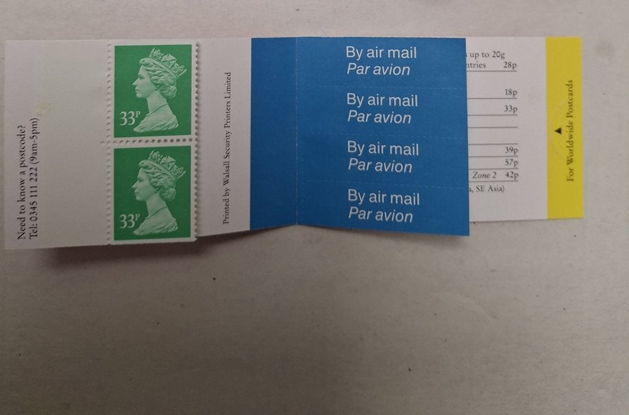 postzegel boekje engeland hb 0128 D zie tekst, Verzenden, Postfris