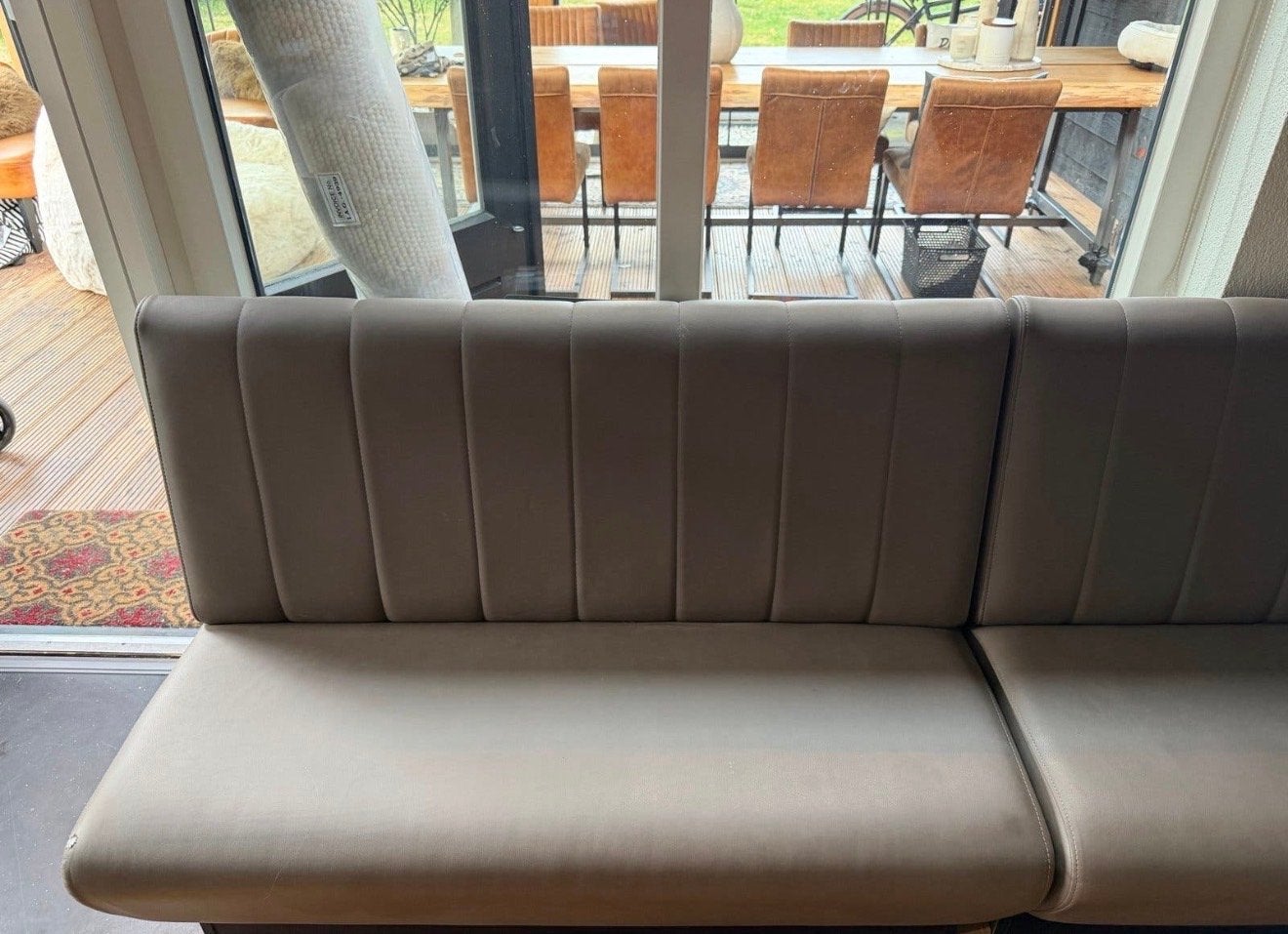 Gratis Bankje 2 stuks, Ophalen, Gebruikt, 150 tot 200 cm, Tweepersoons