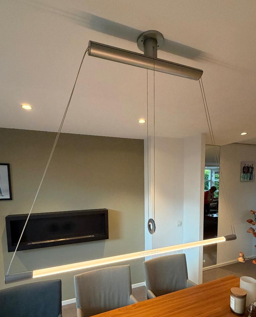 Dimbare designlamp, Ophalen, Gebruikt, Glas, 50 tot 75 cm