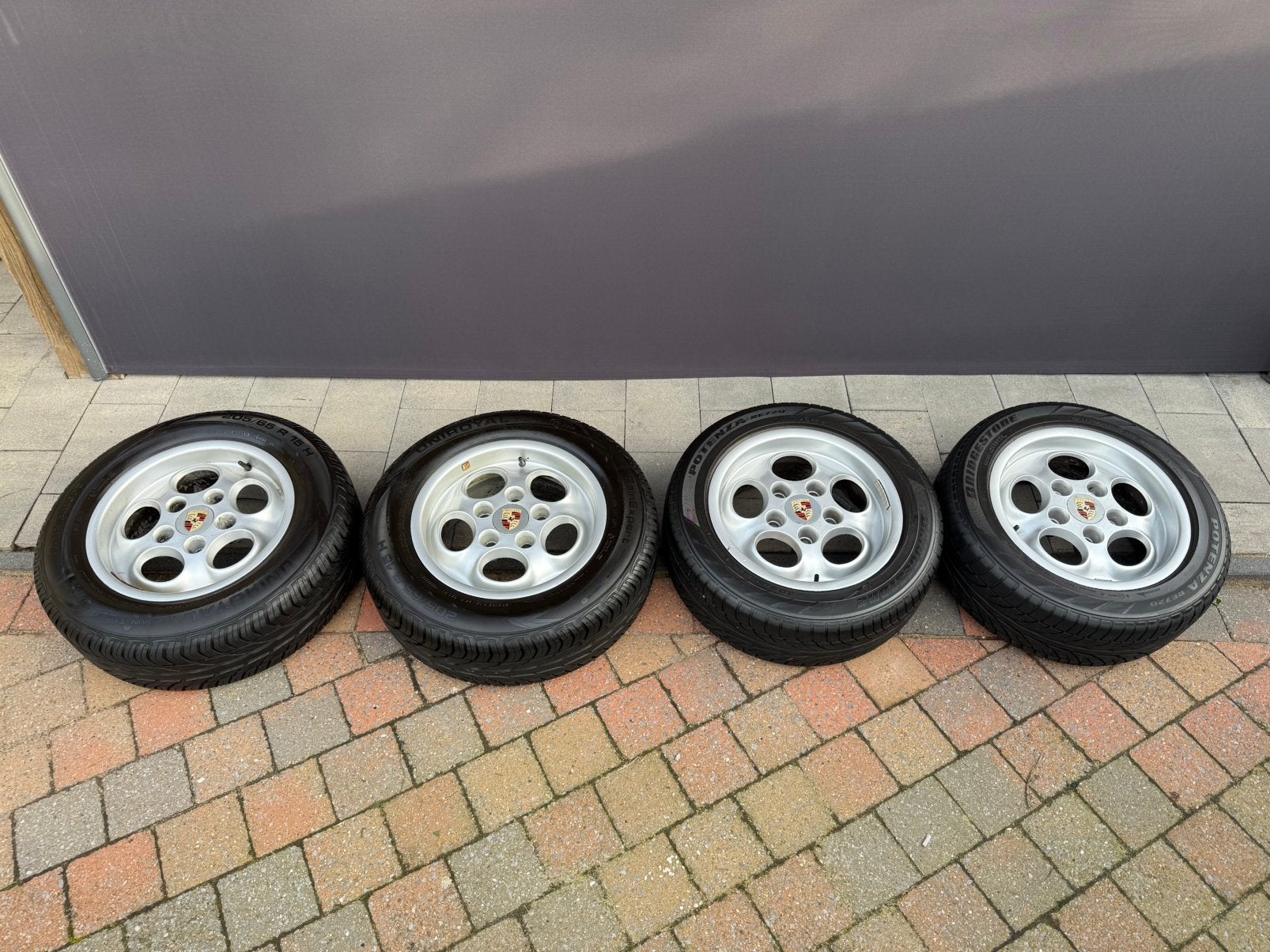 Porsche teledail velgen, Ophalen, Gebruikt