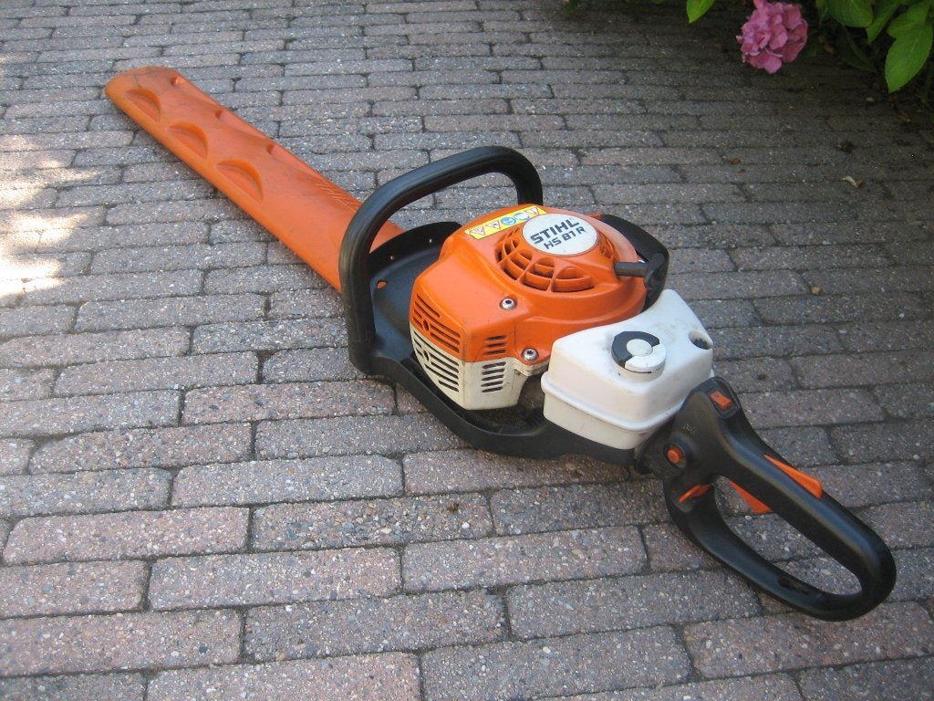 Stihl HS81R Heggenschaar Heggeschaar Benzine, Tuin en Terras, Heggenscharen, Ophalen, Gebruikt, Benzine, Stihl