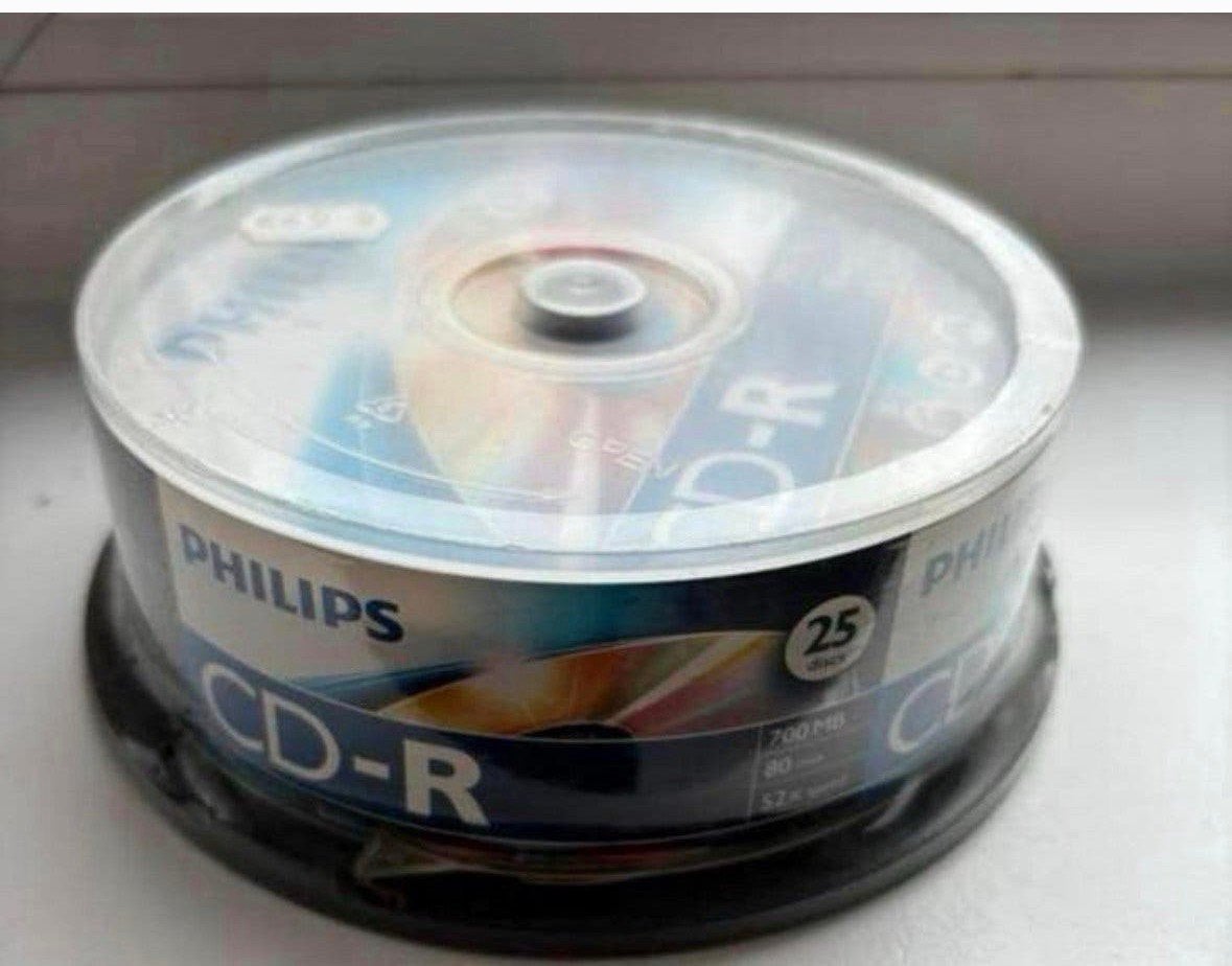 Gesealde nieuw 25x CD-R Philips, Ophalen of Verzenden, Nieuw, Cd, Herschrijfbaar