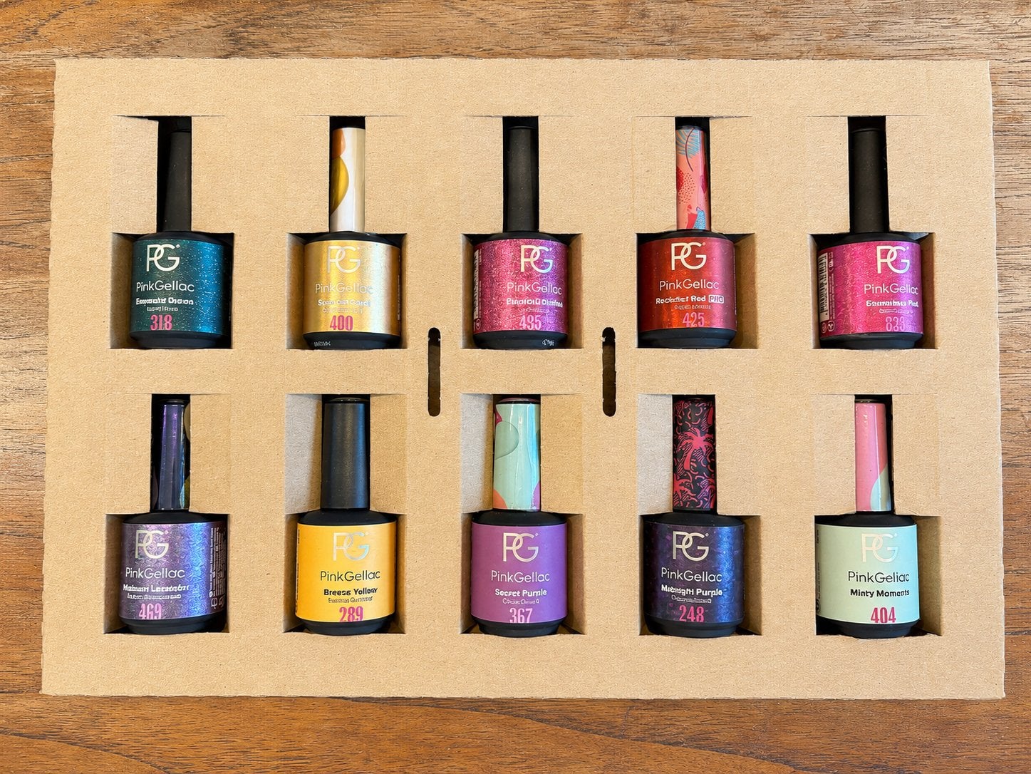 8 nieuwe lakjes pink gellac, Ophalen of Verzenden, Nieuw, Handen en Nagels, Toebehoren
