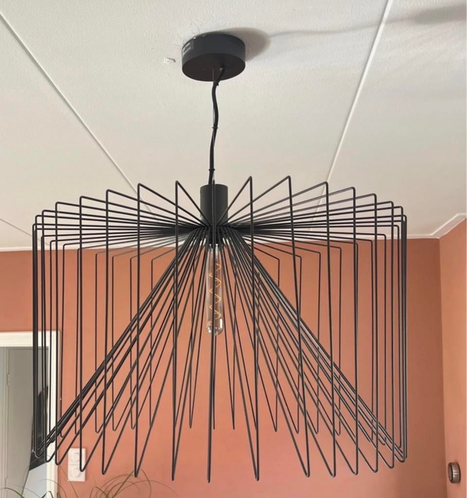 Wever & Ducre Wiro 6.1 Hanglamp - Zwart, Dimbaar, Huis en Inrichting, Ophalen, Zo goed als nieuw, Metaal, Minder dan 50 cm