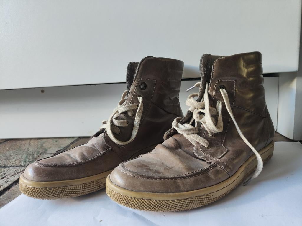Durea Wolky schoenen maat 40,5 wijdte D beige gevoerd, Durea Wolky, Beige, Overige typen, Ophalen of Verzenden