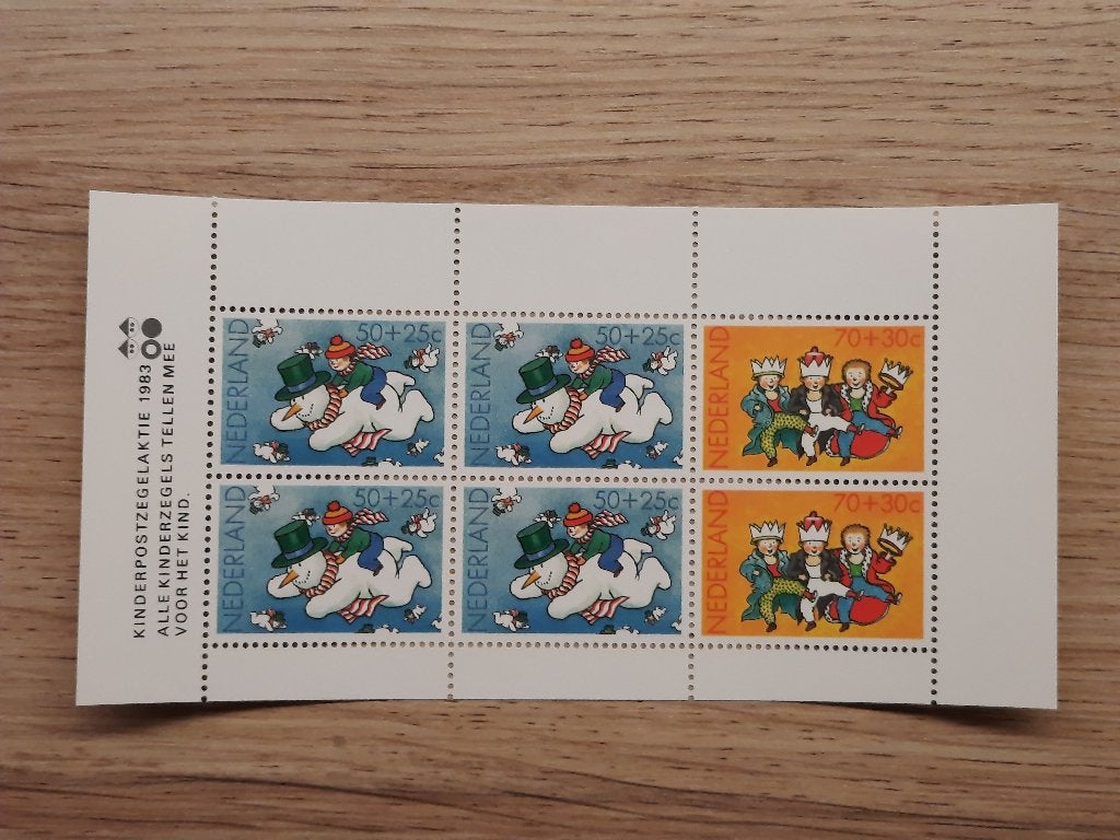 Kinderpostzegels, Verzenden, Na 1940, Postfris