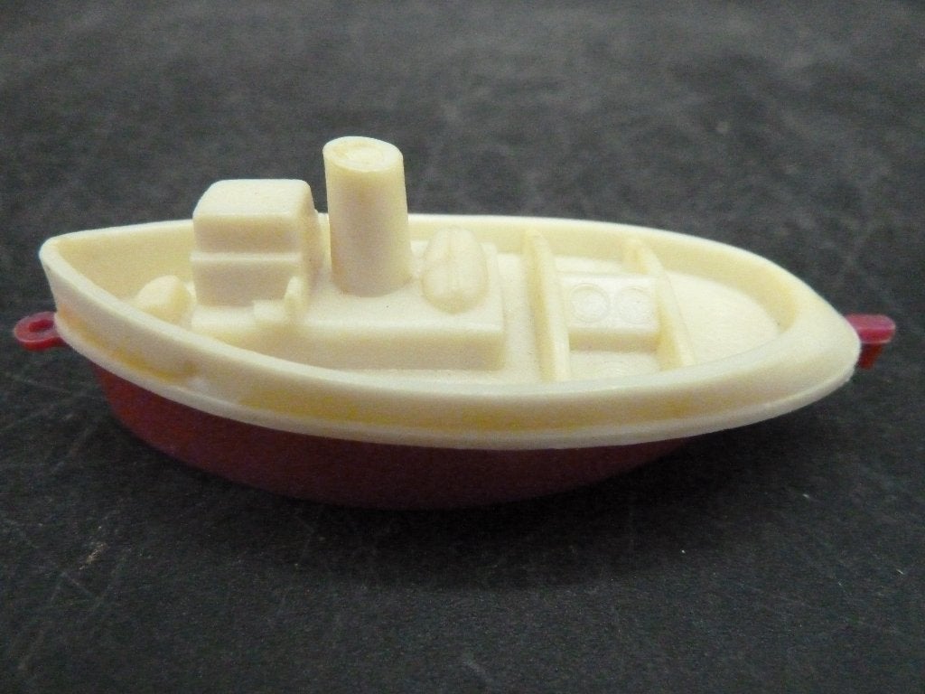 Miniatuur plastic bootje, Ophalen of Verzenden