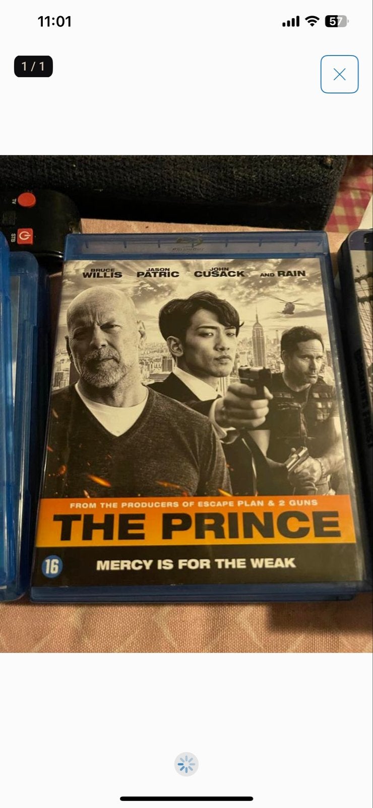 The Prince Blu-ray - Actiethriller met Bruce Willis, Ophalen of Verzenden, Zo goed als nieuw, Actie
