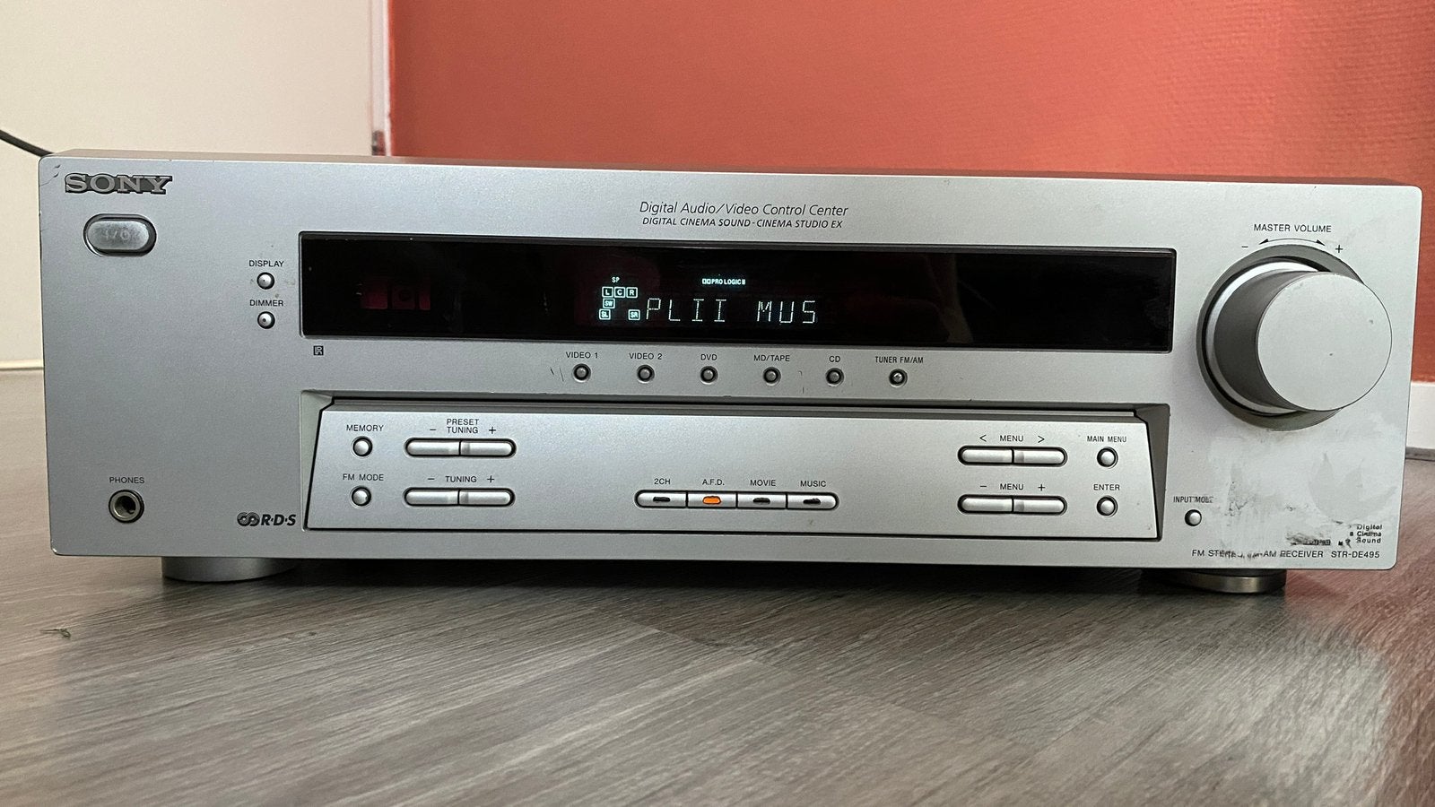 Sony STR-DE495 80W receiver, Ophalen, Gebruikt, 60 tot 120 watt, Sony