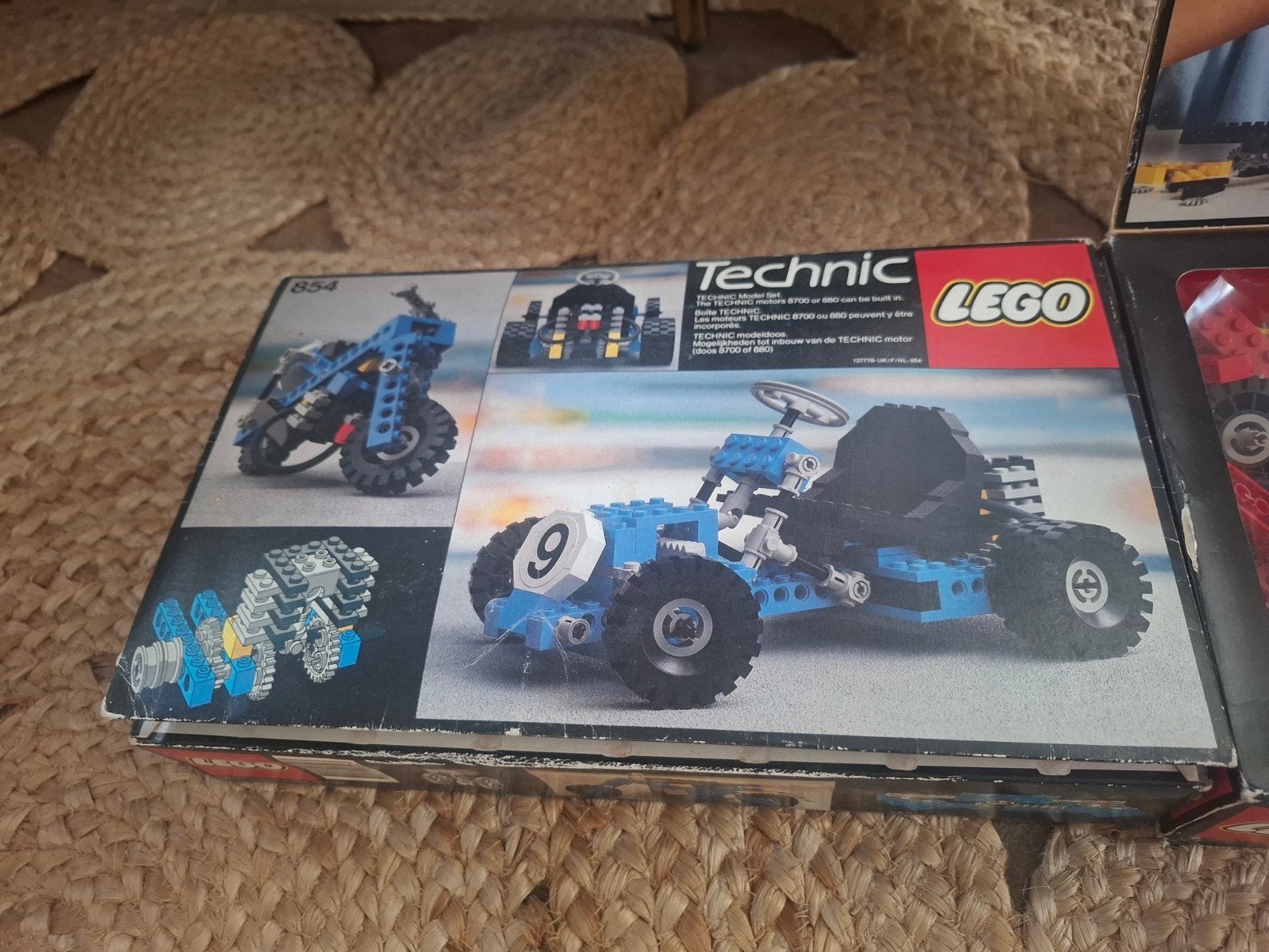 2 sets vintage LEGO Technic jaren '80 (854 en 8843), Ophalen of Verzenden, Gebruikt, Overige merken
