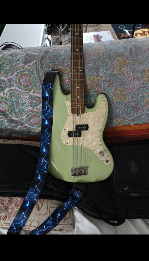 Fender P bass Mark Hoppus 2012, Ophalen of Verzenden, Zo goed als nieuw, Elektrisch