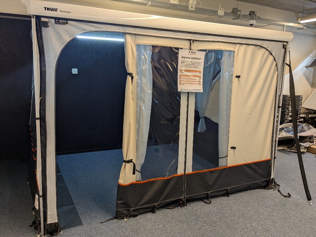 Reda Explore cassetteluifel tent showmodel, Ophalen, Zo goed als nieuw, Tot en met 4