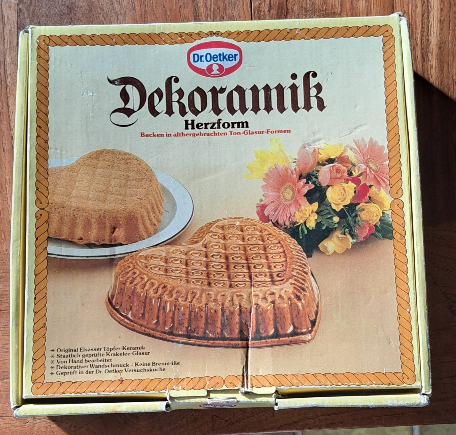 Dr. Oetker bakvorm Hart - vintage, Ophalen of Verzenden
