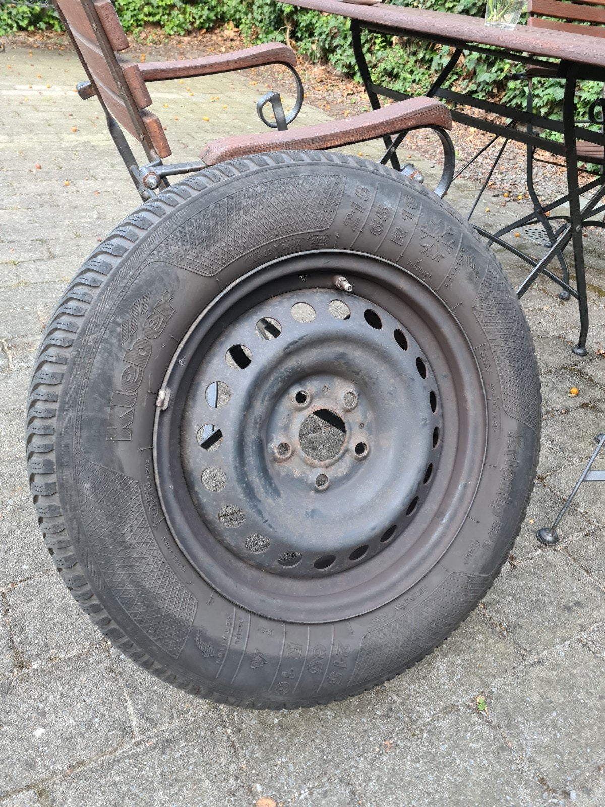 Reservewiel Nissan Qashqai 215/65 R16 met velg, 16 inch, Banden en Velgen, Ophalen of Verzenden, All Season