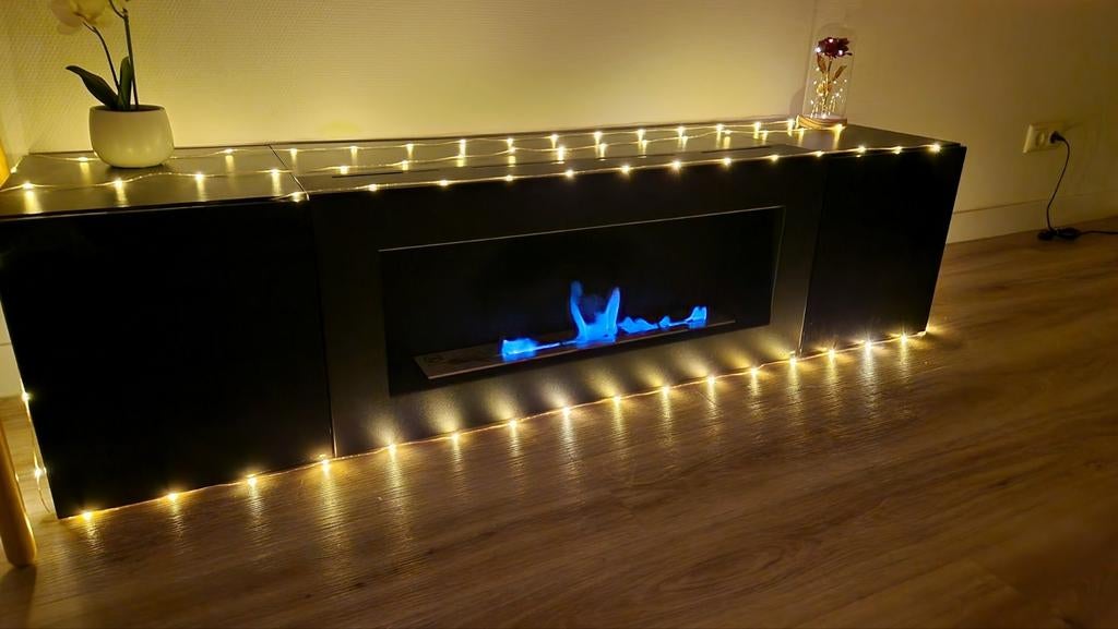 Bio ethanol open haard – zo goed als nieuw, Huis en Inrichting, Ophalen of Verzenden, Zo goed als nieuw, Inbouwhaard, Elektrische haard