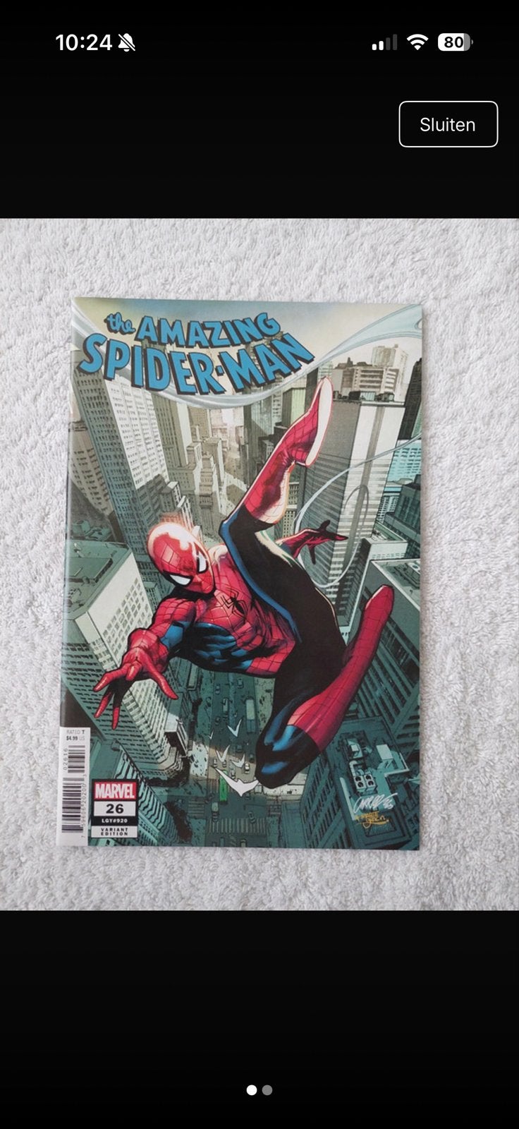 Gezocht! The Amazing Spider-Man #26 Marvel Comic, Eén comic, Ophalen of Verzenden, Zo goed als nieuw, Amerika