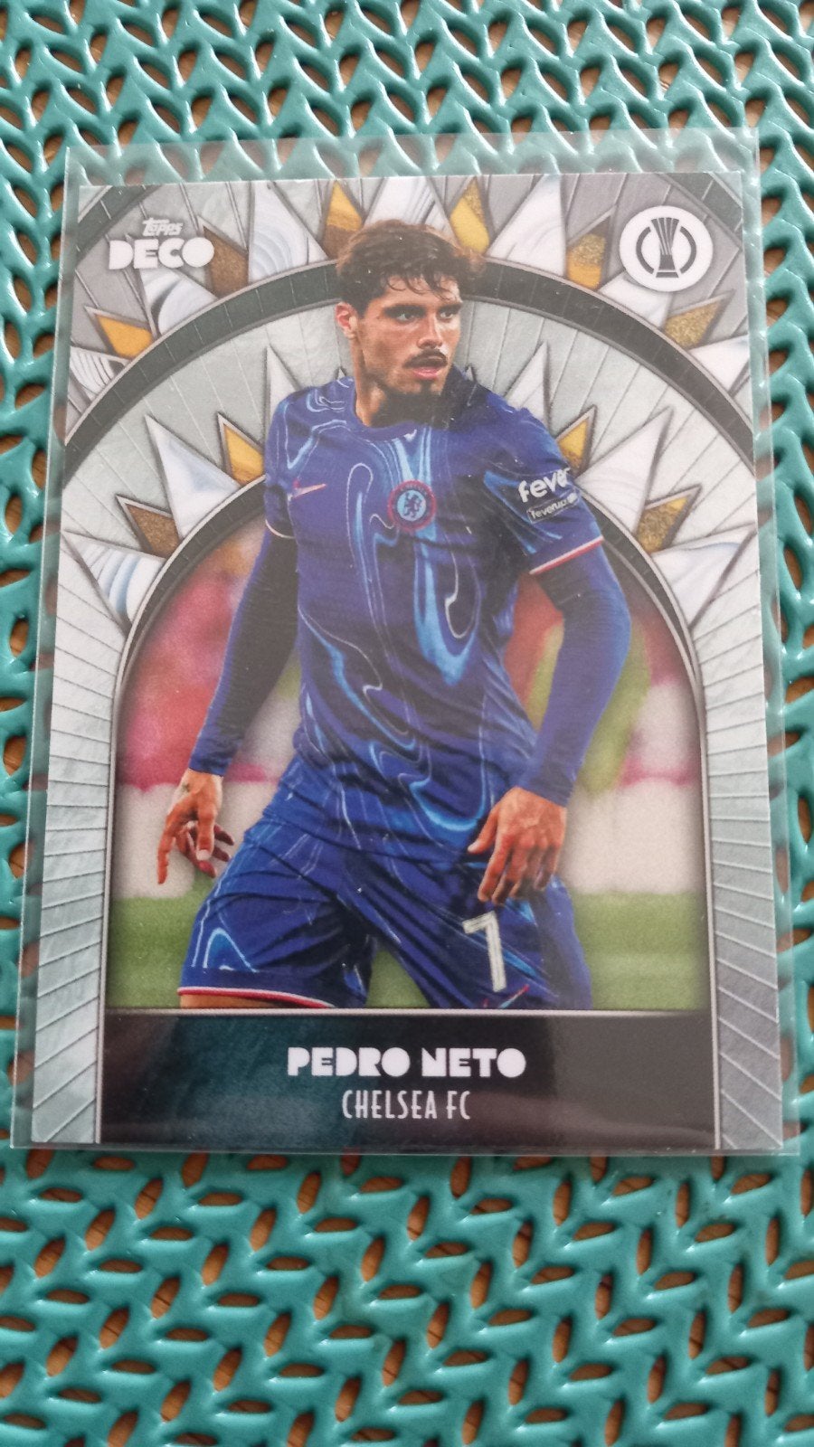 Pedro Neto Chelsea FC Spelerskaart Topps Deco, Verzenden, Zo goed als nieuw, Buitenlandse clubs, Spelerskaart