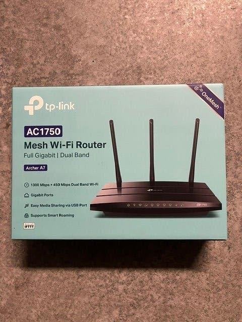 TP-Link Archer A7 AC1750 WiFi Router, Ophalen, Nieuw