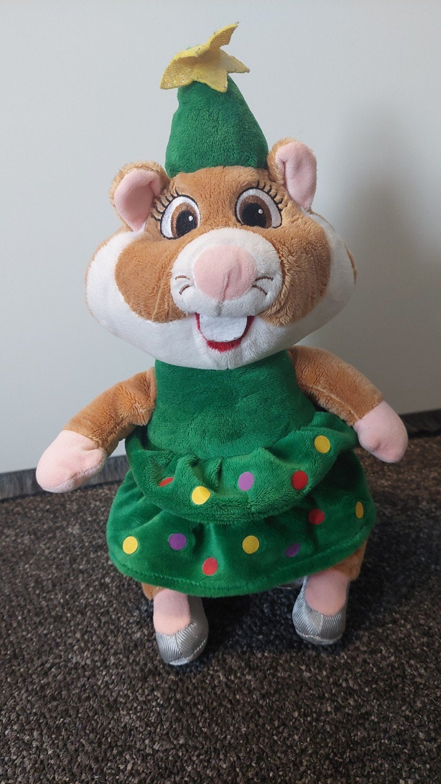 Albert Heijn hamster kerst knuffel, Ophalen of Verzenden, Zo goed als nieuw, Overige typen