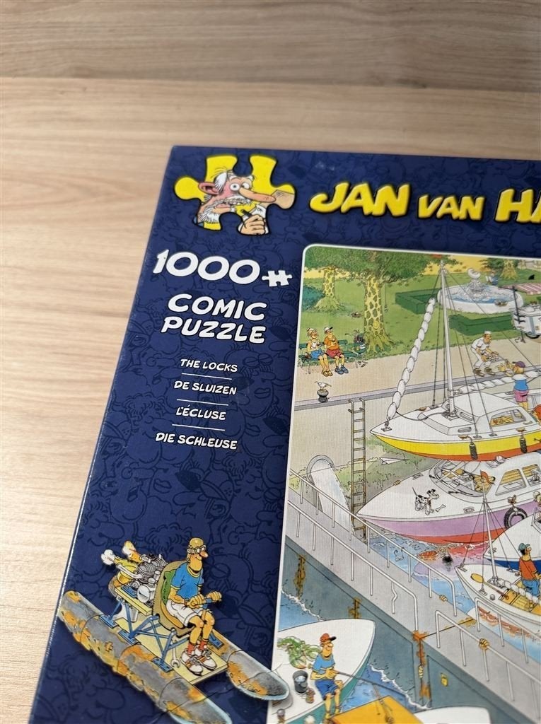 Jan van Haasteren - de sluizen - 1000 stuks - s6646, Verzenden, 500 t/m 1500 stukjes, Zo goed als nieuw