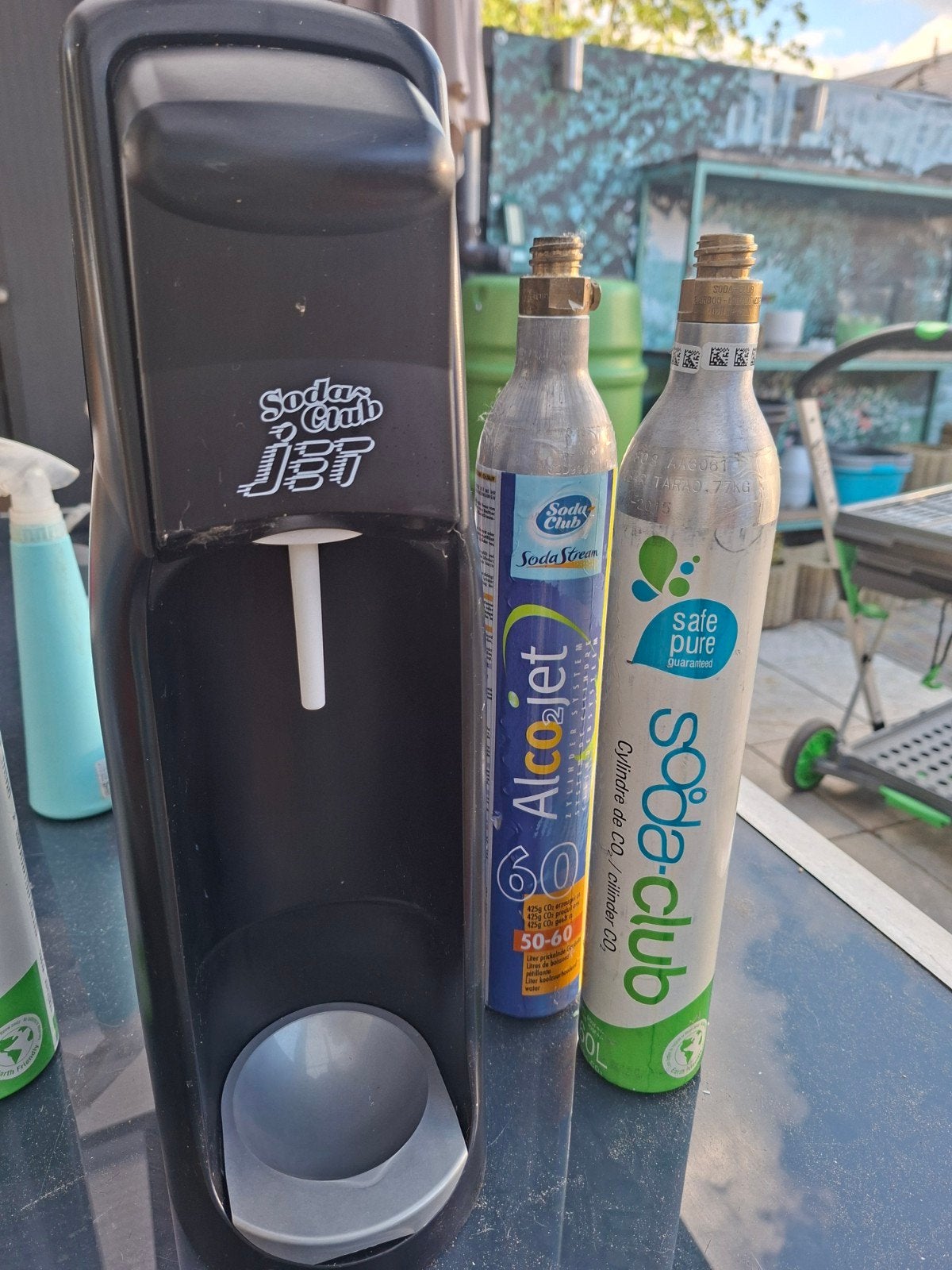 Soda Club Jet bruiswatermaker met CO2 cilinders, Ophalen of Verzenden