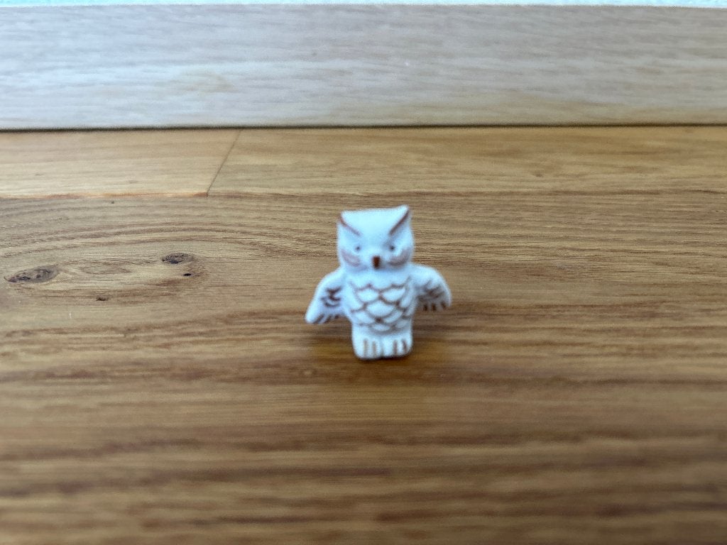 Mini uiltje beeldje 3 x 3 cm, Verzamelen, Ophalen of Verzenden, Zo goed als nieuw, Dier
