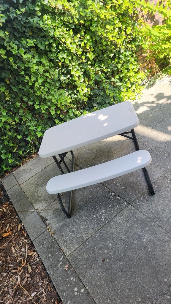 Kinder picknicktafel, Overige materialen, Gebruikt, Rechthoekig, Ophalen