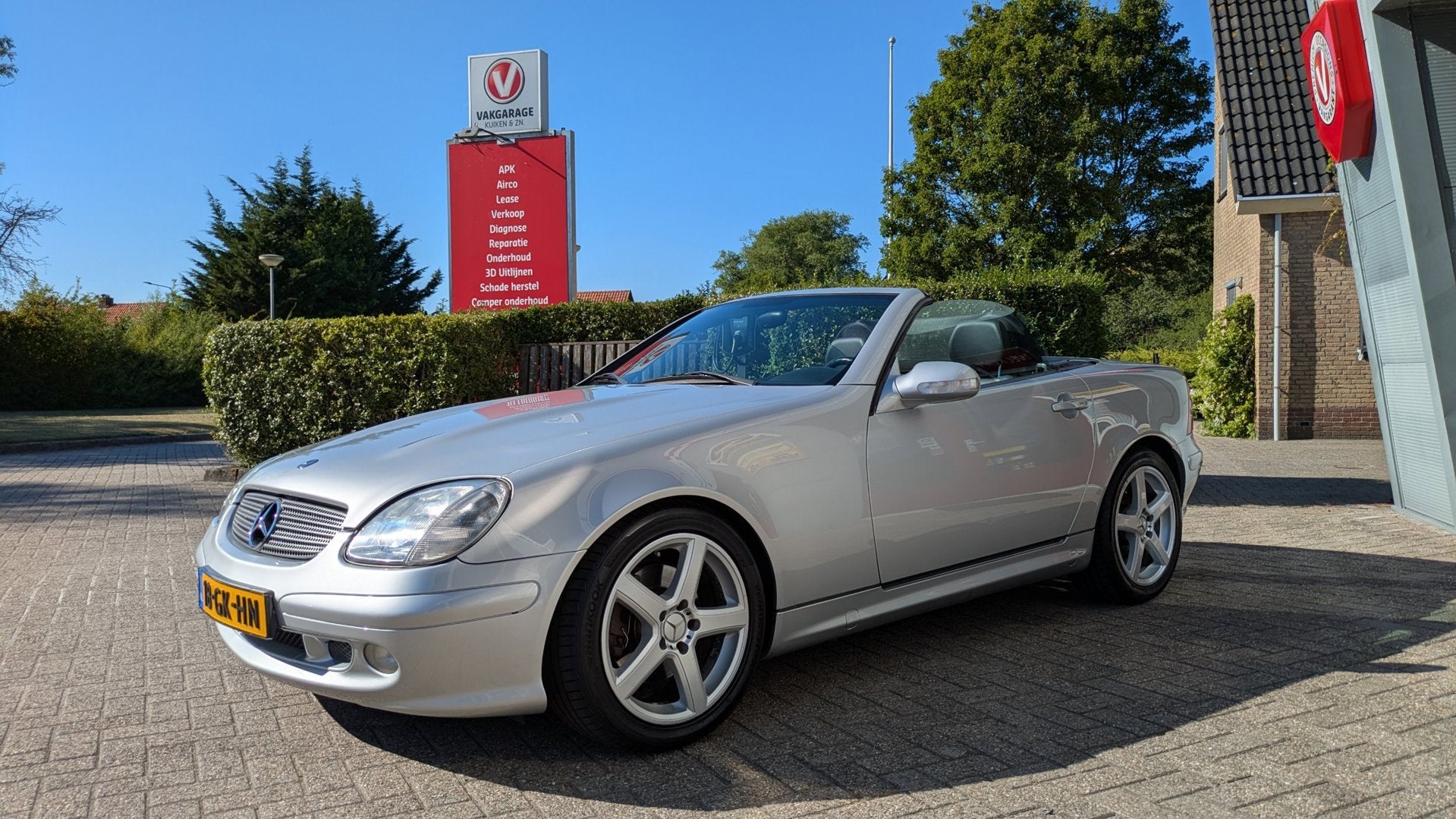 Mercedes-Benz SLK-klasse 320 | V6 | Automaat | Leder | Stoel, Automaat, Gebruikt, Zwart, Cabriolet