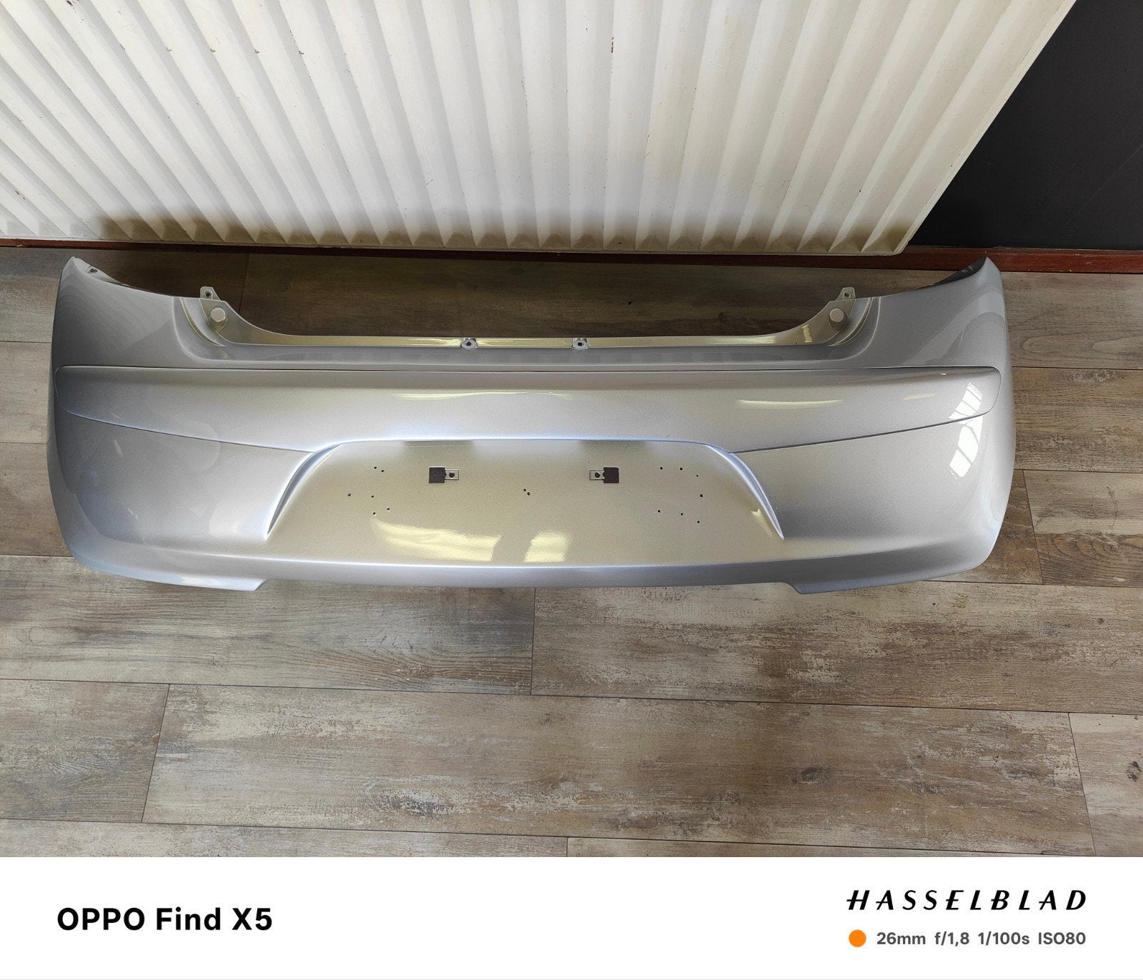 Bumper voor Hyundai  i10 2008 met kleur code RHM, Gebruikt, Ophalen of Verzenden, Achter, Universele onderdelen