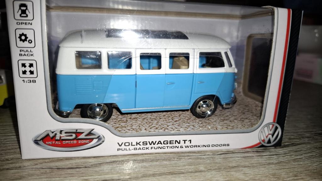 Volkswagen T1 Busje Miniatuur - MSZ Die-Cast Collectable, Ophalen of Verzenden