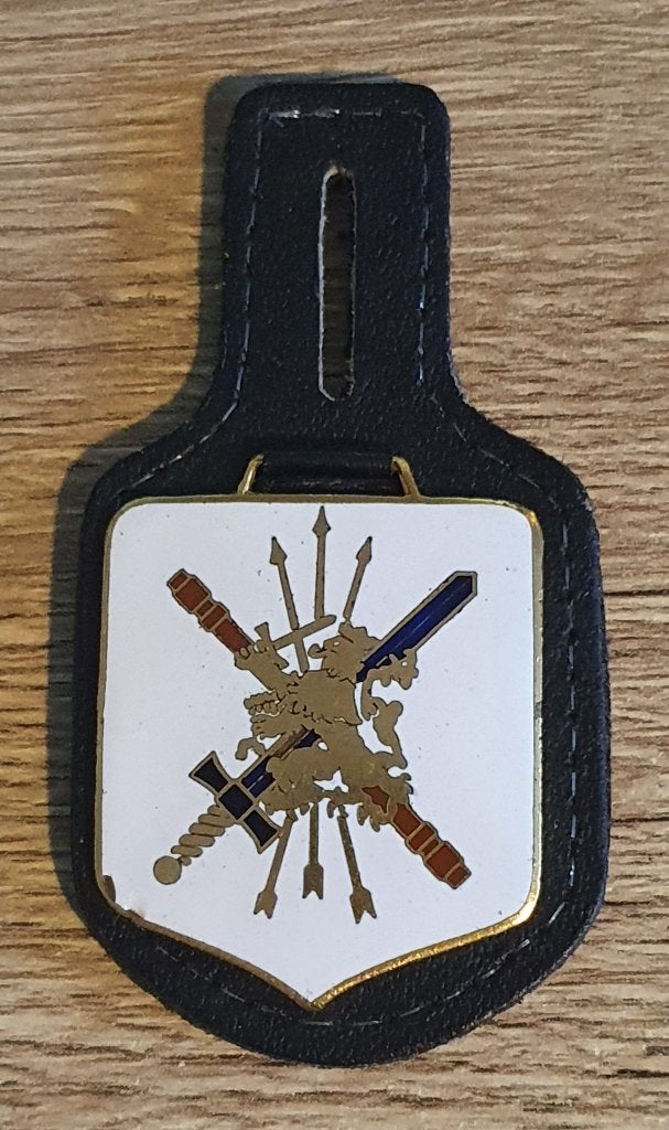 Aangeboden 24 verschillende borstzakhangers nr's 1-24, Verzamelen, Ophalen of Verzenden, Landmacht, Nederland, Embleem of Badge