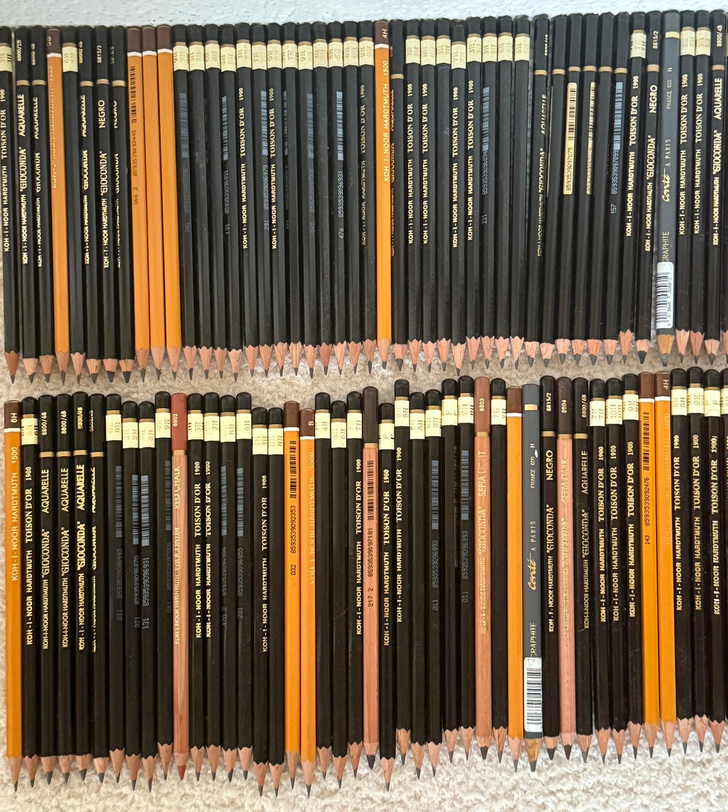 Partij Koh-i-noor potloden nieuw ruim 100 stuks, Ophalen of Verzenden, Nieuw, Potlood of Stift