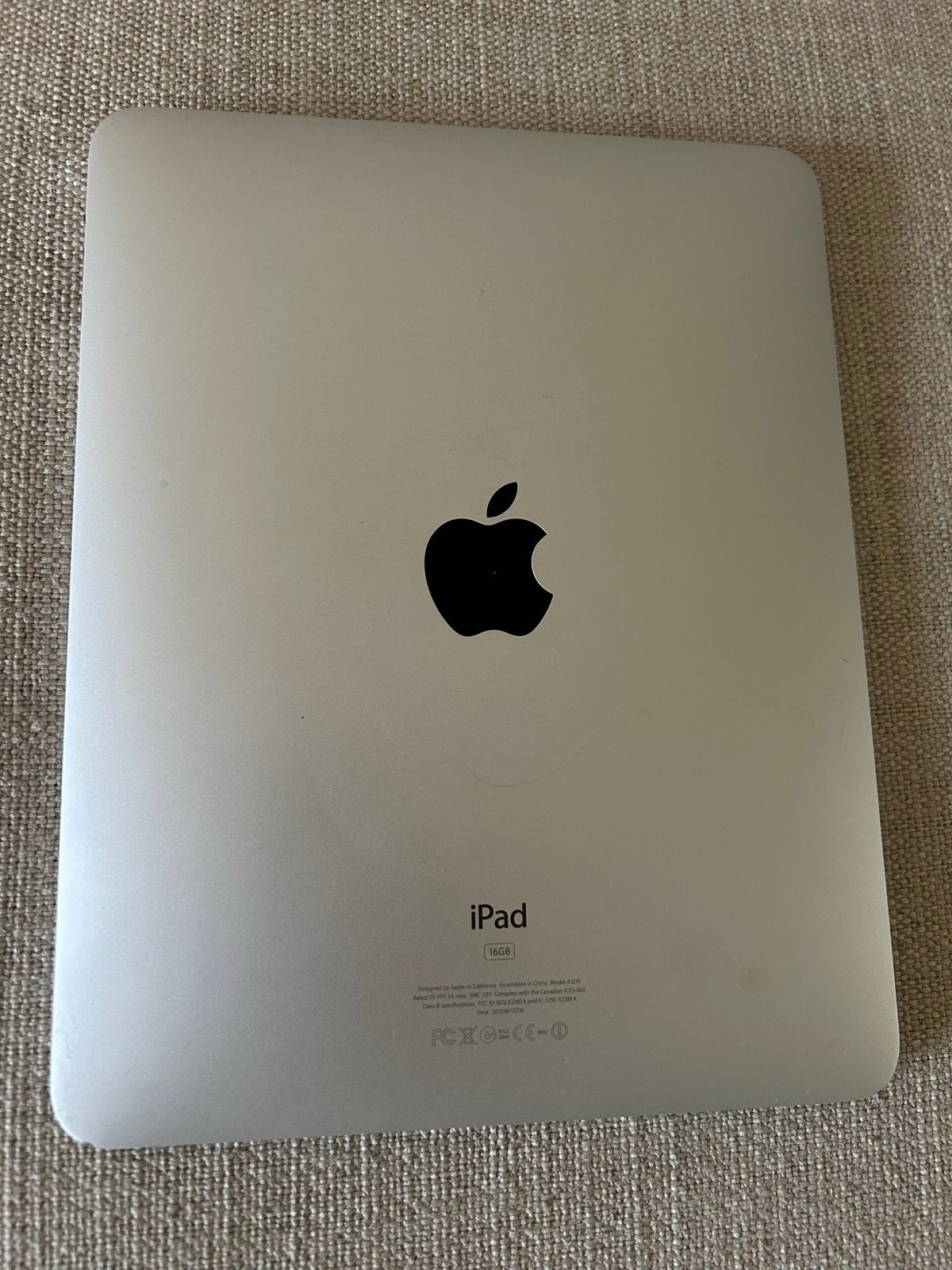 Apple iPad 16GB Wi-Fi, Computers en Software, Apple iPads, Apple iPad, Zo goed als nieuw, 16 GB, Wi-Fi