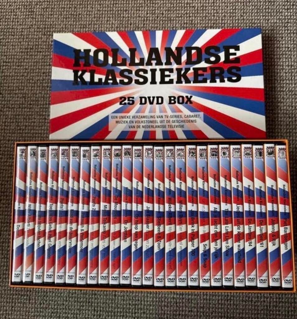 Hollandse Klassiekers - 25 DVD Boxset: TV, Cabaret, Muziek, Ophalen of Verzenden, Zo goed als nieuw