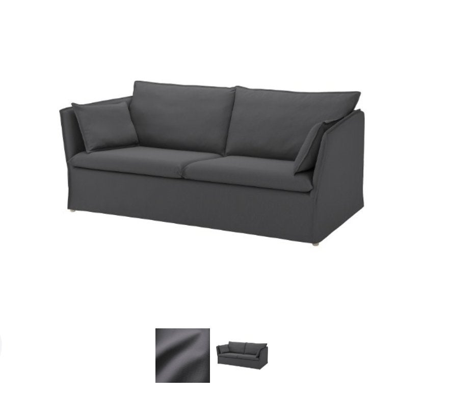 Ikea BACKSÄLEN Hoes 3-zitsbank, Hallarp grijs., Ophalen, Nieuw