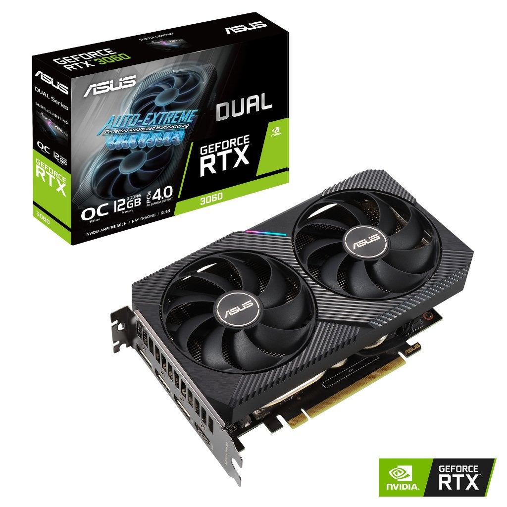 ASUS Dual GeForce RTX 3060 OC 12GB GDDR6 Videokaart, Computers en Software, GDDR6, PCI-Express 4, Ophalen of Verzenden, Zo goed als nieuw