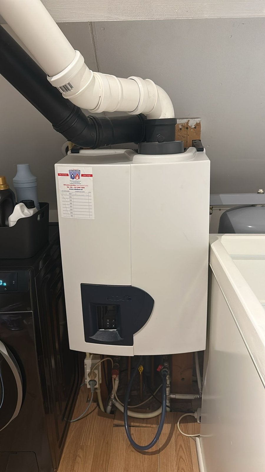 Atag cv/combiketel 25 kw, Ophalen, 30 tot 80 cm, Gebruikt, Hoog rendement (Hr)