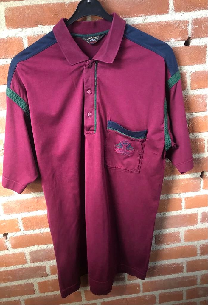 Polo shirt Paul & Shark, maat XL, bordeauxrood, Ophalen of Verzenden, Gedragen, Maat 56/58 (XL), Overige kleuren