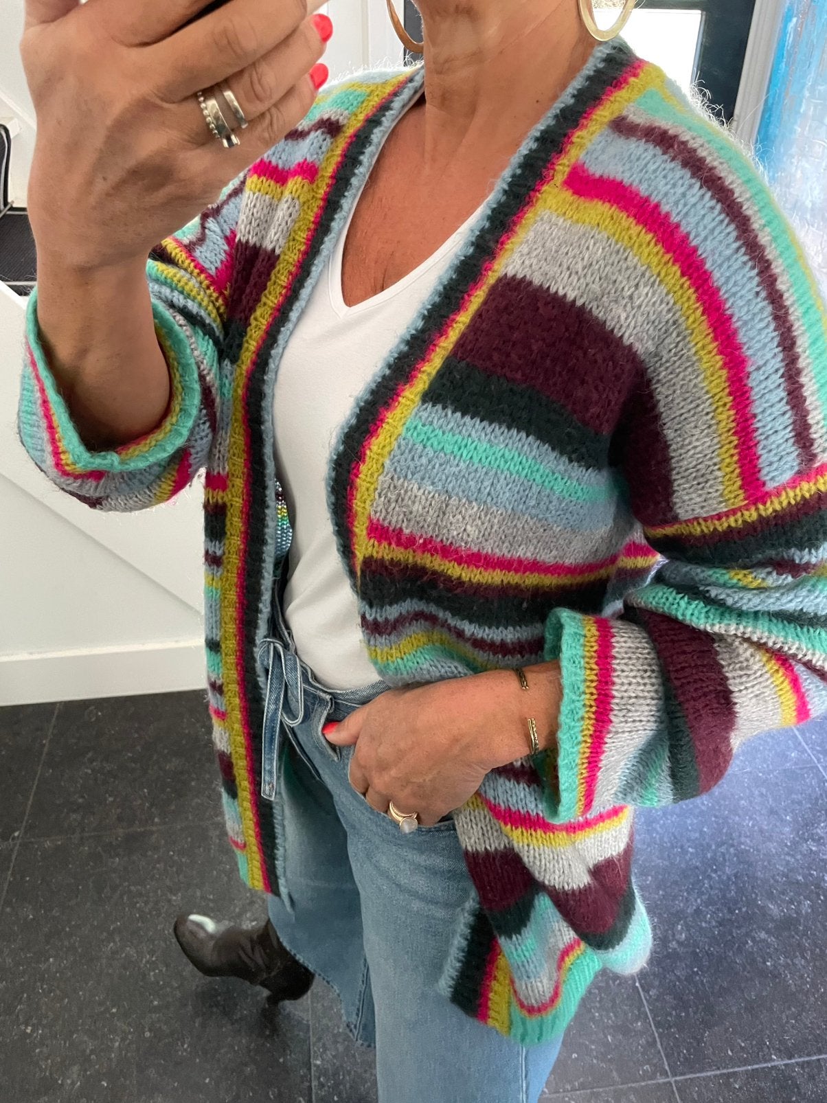 Essentiel Antwerp, prachtig mohair vest, XS oversized, Ophalen of Verzenden, Zo goed als nieuw, Maat 36 (S), Meerkleurig