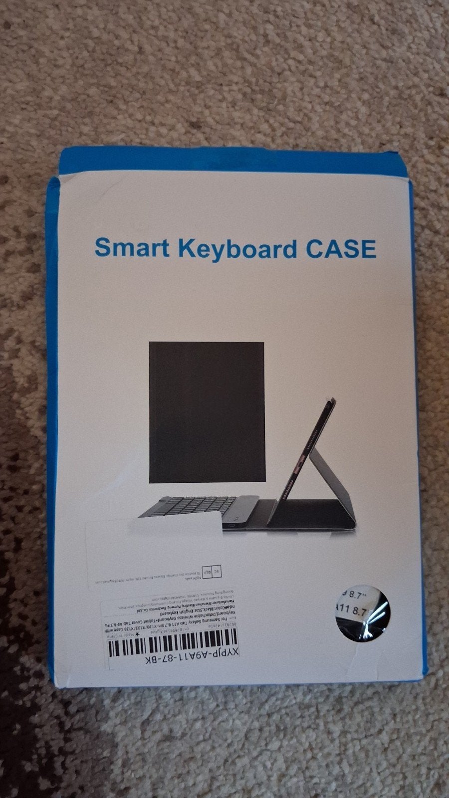 Nieuwe Smart Keyboard Case voor tablets - 8.7 inch, Ophalen of Verzenden, Nieuw, Bescherming voor- en achterkant