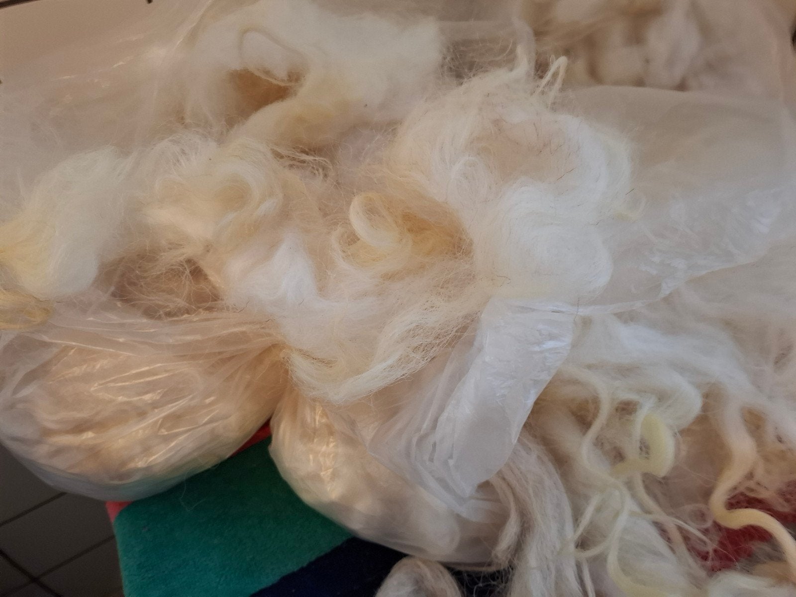 Gewassen wol van Heideschaap, Ophalen of Verzenden, Nieuw, Spinwol