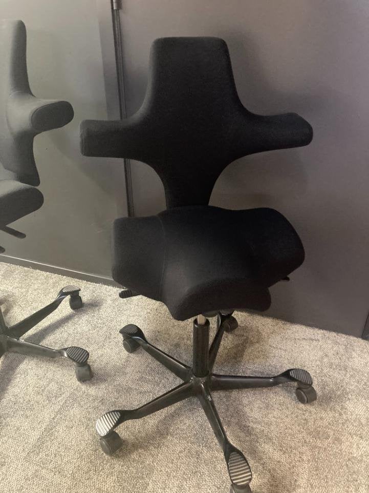 OUTLET - Ergonomische Bureaustoel Zwart -  HAG Capisco 8106, Huis en Inrichting, Bureaustoelen, Ophalen, Gebruikt, Zwart, Bureaustoel