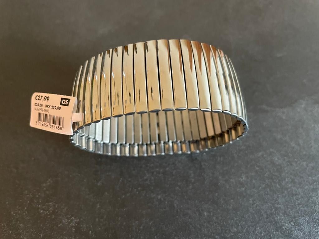 My Jewellery elastieken armband strepen maxi Zilver Nieuw, Ophalen of Verzenden, Nieuw, Zilver, Zilver