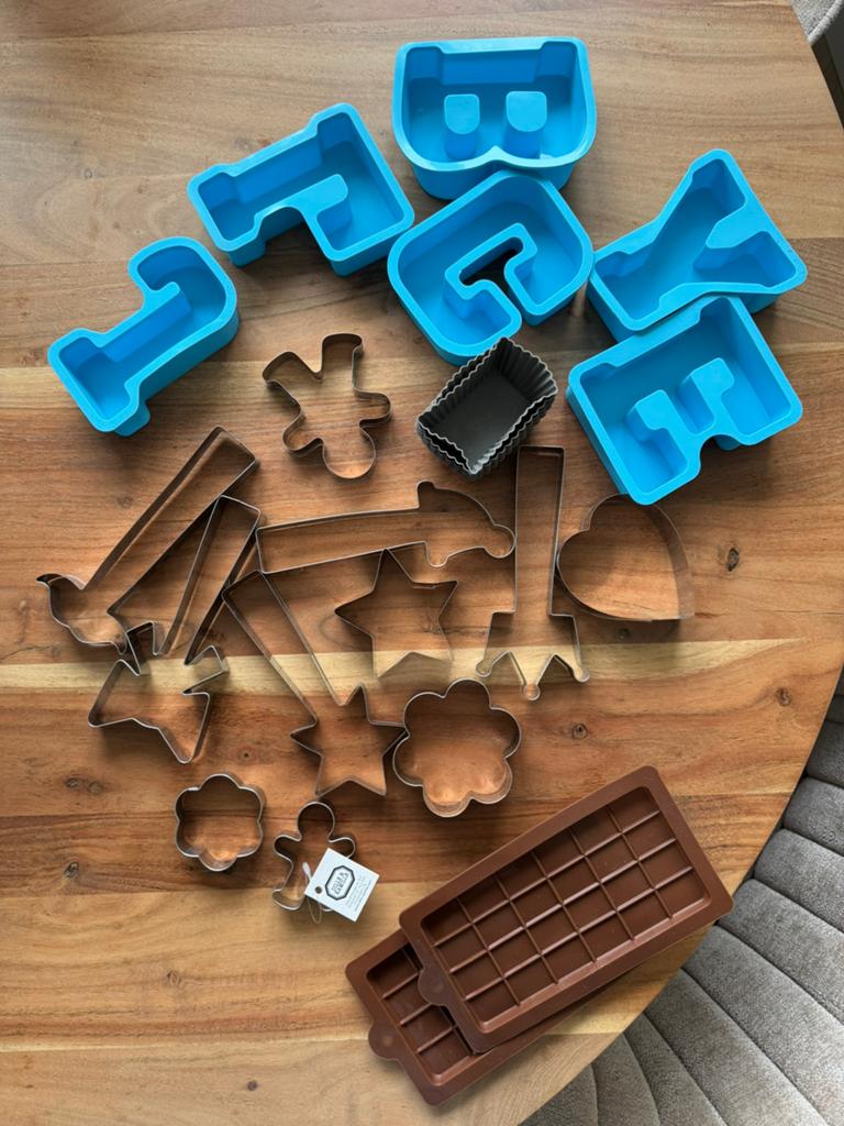 Setje met bakspullen, Ophalen of Verzenden, Taarten of Cupcakes, Versiering