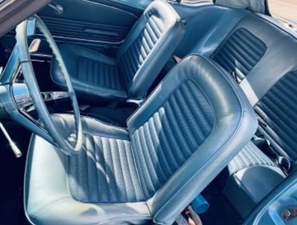 Ford Mustang 1966 Blauw oldtimer, foto 8
