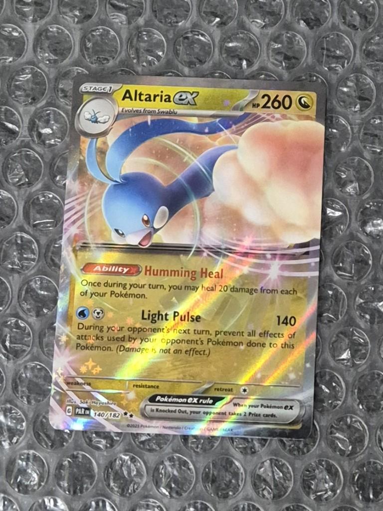 Altaria ex 140/182 Paradox Rift Scarlet & Violet PAR, Ophalen of Verzenden, Zo goed als nieuw, Losse kaart, Foil