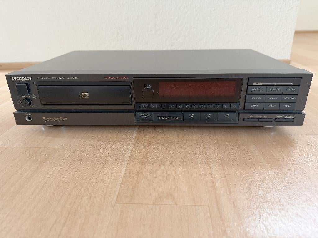 Technics CD-speler | SL-P222A | Handleiding | Afstandb., Ophalen of Verzenden, Gebruikt, Technics