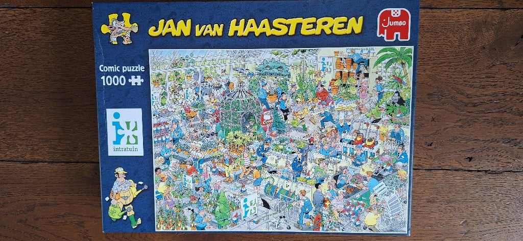 Jan van Haasteren Intratuin, Ophalen, 500 t/m 1500 stukjes, Zo goed als nieuw, Legpuzzel