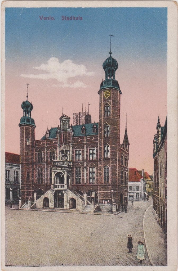 Venlo - Stadhuis, Verzenden, 1920 tot 1940, Gelopen, Limburg